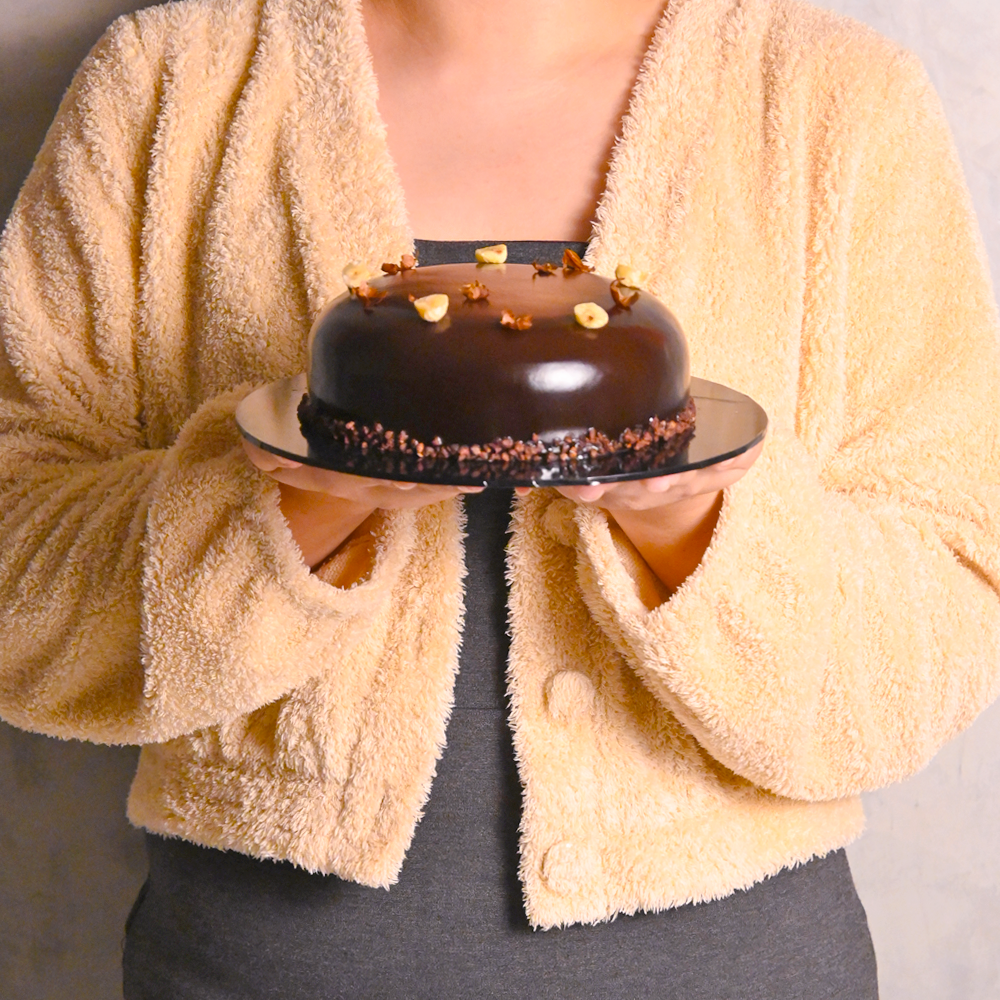 Chocolate Mousse Hazelnut Cake 5.5''